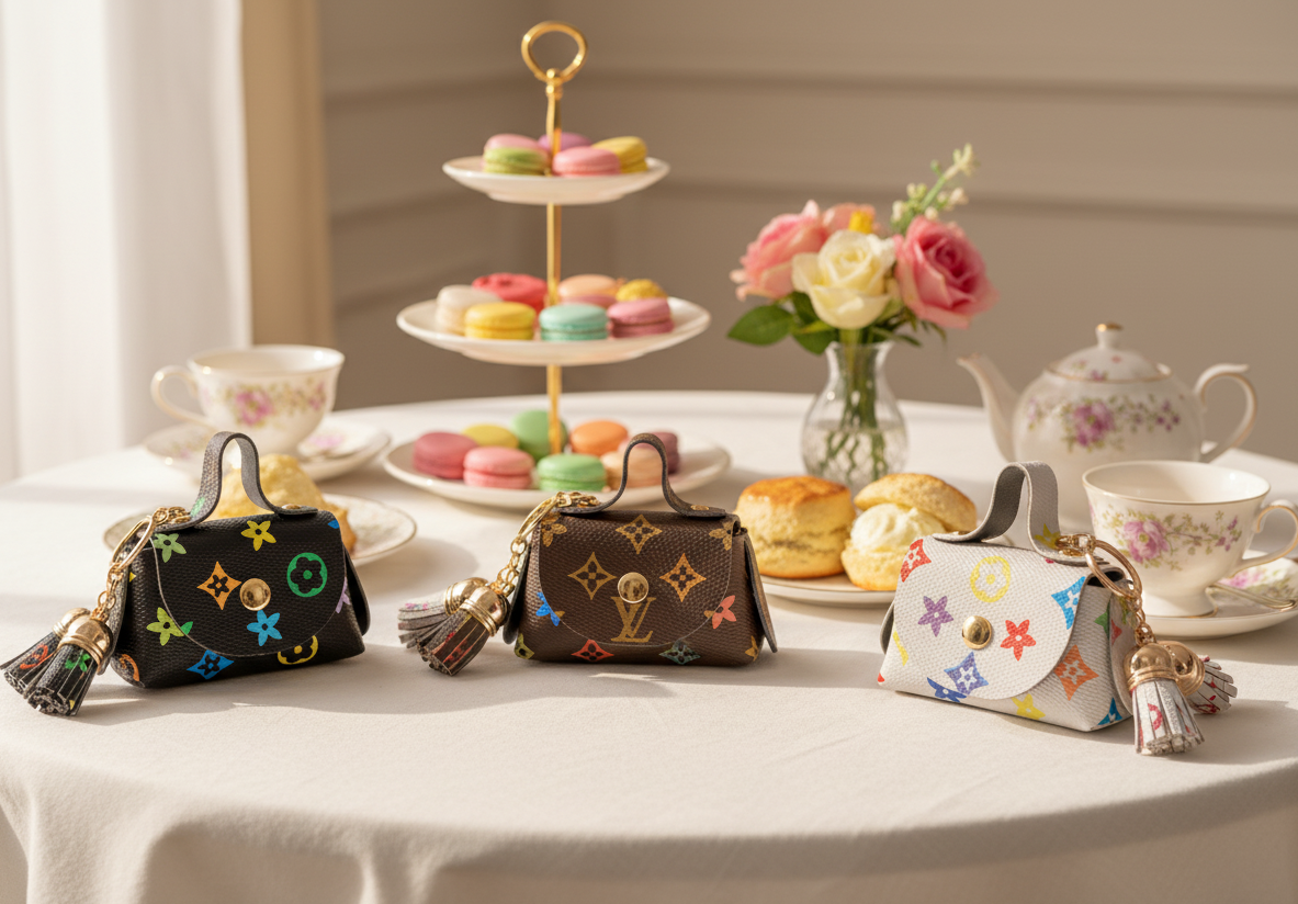 The Bon Bon mini structured handbag collection in orange, purple, black, brown and white — by It Bag Australia