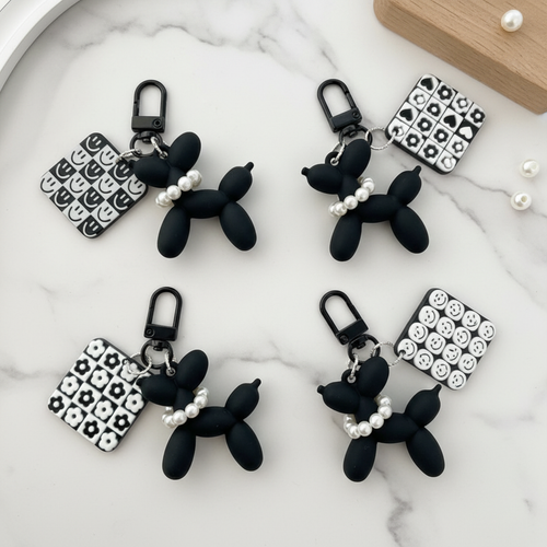 Balloon Dog Keychains - Group
