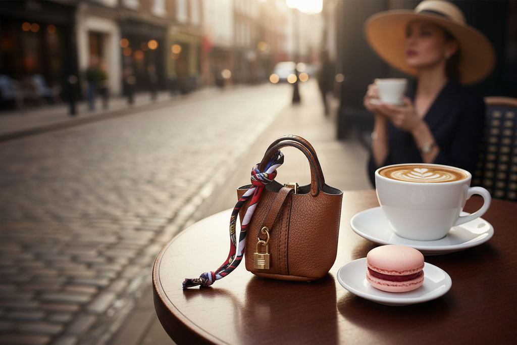 Mayfair Mini Bucket Bag – Tan Brown London Café
