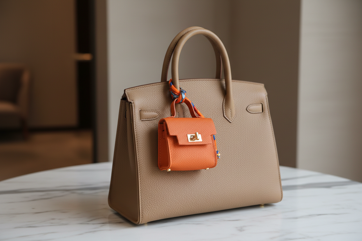 The Heirloom Orange Bag Charm